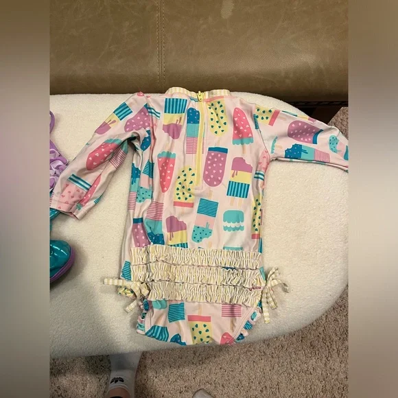 3 babygirl bathing suits - 6-12 months - Picture 5 of 7